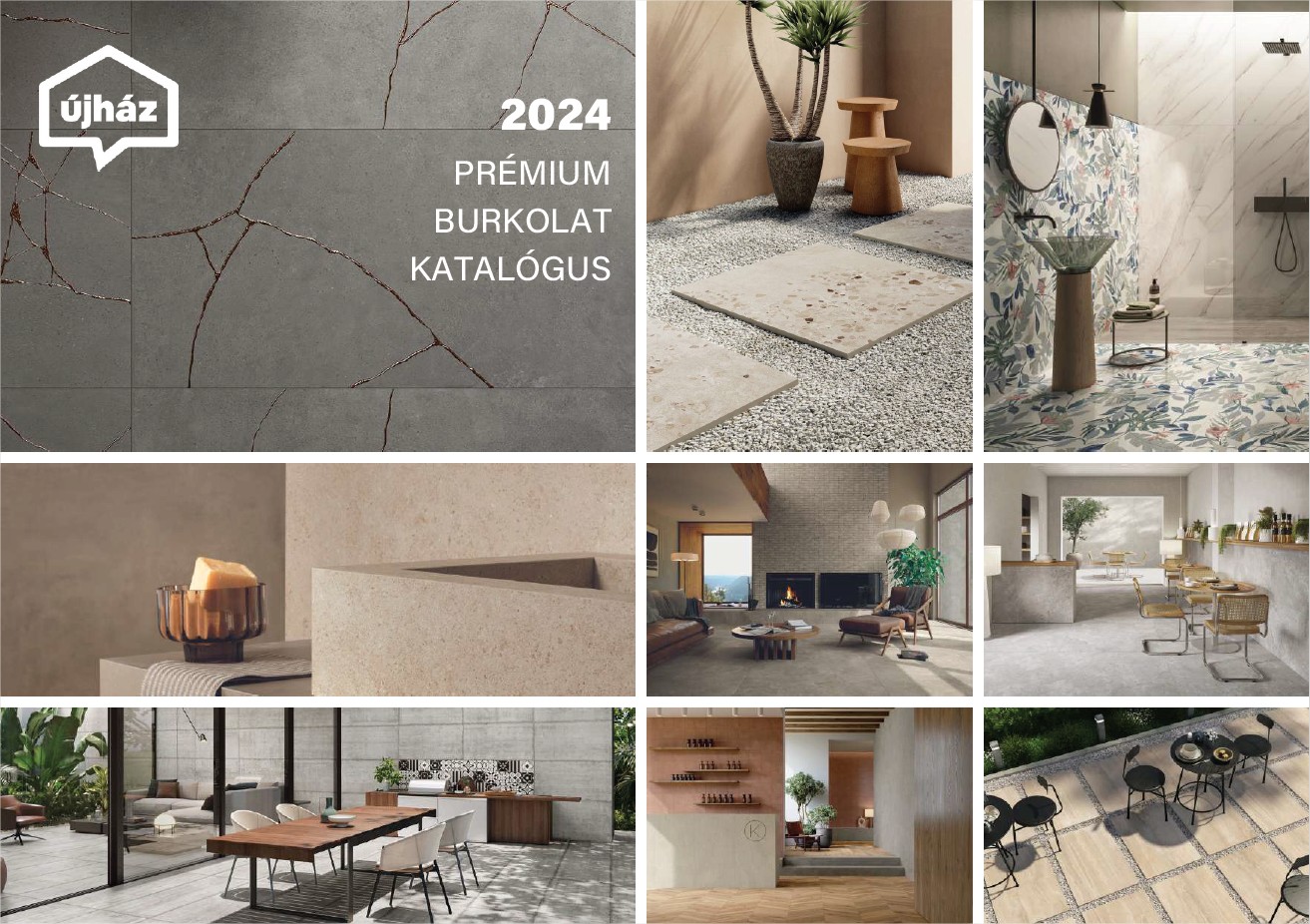 Új-Ház Centrum Budapest - 2024 Burkolat katalógus